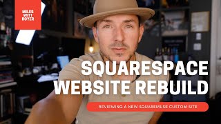 Squarespace Custom Website Rebuild [upl. by Broucek]