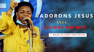 ADORONS JESUS AVEC LILIANE MWIMPE DANS MALASI DE HENRY PAPA MULAJA [upl. by Adaven474]