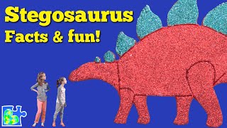 STEGOSAURUS FACTS  Dinosaur Facts  Science for Kids  Paleontologist Kids [upl. by Atilegna316]