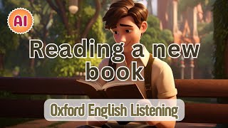 Oxford English Listening  A1  Reading a new book [upl. by Aleakim]