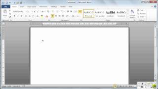 Microsoft Word 2010 Interface  environment  Tutorial 1 [upl. by Daveta]