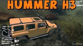 Spin Tires  Hummer H3 Mod  Rock Crawling and Mudding  Download Link In Description [upl. by Oruhtra]