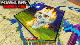 I Built the BIGGEST PAINTING in Minecraft Hardcore [upl. by Atterahs474]