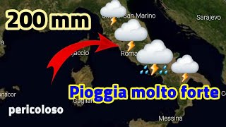 Meteo Italia Depressione polare fredda domani mercoledì 4 settembre 2024 città colpite [upl. by Rebliw756]