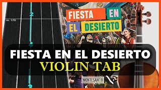 FIESTA EN EL DESIERTO Tutorial de Violin  Como Tocar Alabanzas en Violin Canciones  Tablaturas [upl. by Lebasy]