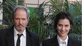 VIDEO Christopher Thompson et Géraldine Pailhas arrivent au Diner du Cinéma à Paris le 12 avril 2019 [upl. by Sletten520]