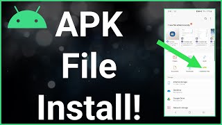 How To Install APK Files On ANY Android [upl. by Adnirim]