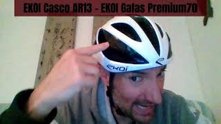 EKOI AR13 Casco  EKOI Premium70 Gafas [upl. by Aivartal]