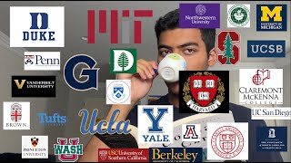 College Decision Reactions 2022  Ivies Stanford UCs MIT T20s More [upl. by Adnalor706]