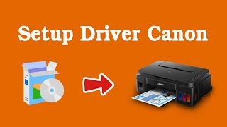 ติดตั้ง driver เครื่องพิมพ์ Canon ทุกรุ่น [upl. by Gurl]