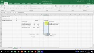 Het maken van een begroting in Excel [upl. by Nanny]