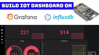 Build your IoT Dashboard with InfluxDB Cloud Grafana  Full setup with Nodemcu [upl. by Ia584]