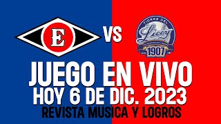 LICEY VS ESCOGIDO EN VIVO 6 DE DICIEMBRE 2023 [upl. by Georgi]