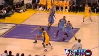 NBA Kobe Bryant Scores 30 in one quarter [upl. by Atsylac643]