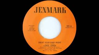 RARE SOUL 45t  LONNIE JONES  Treat Your Baby Right  1971 Jenmark [upl. by Valerye]