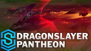 Dragonslayer Pantheon 2019 Skin Spotlight  League of Legends [upl. by Gapin521]