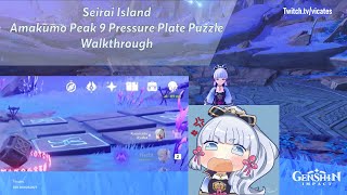 Amakumo Peak  Seirai Island 9 Pressure Plate Puzzle and Luxury Chest Location  Genshin Impact [upl. by Benildas]