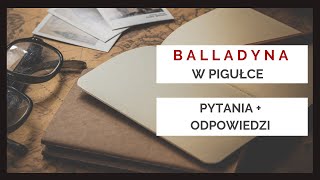 Balladyna J Słowacki  Czytamy lektury 2 [upl. by Libby]