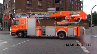 TH Wasser Großeinsatz Rettungsdienst Einsatzfahrten RettungsdienstFeuerwehr Hamburg [upl. by Cassie]