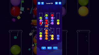 Ball Sort Level 29 Walkthrough Solution AndroidiOS [upl. by Eelirak509]