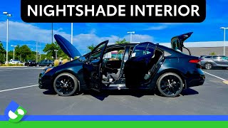 2022 Corolla Nightshade Interior Review by Toyota [upl. by Muns]