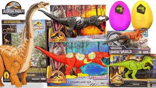 Jurassic World Unboxing Review  DIPLODOCUS Black Venom Dinosaur The Flash TRex Dinosaur Egg ASMR [upl. by Erminna622]