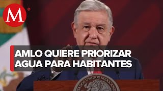 AMLO dice que no permitirá llegada de Tesla a NL si no hay agua “no se entregarán permisos” [upl. by Glen]