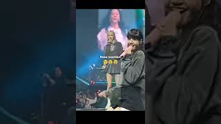 She was shocked for blinks reaction 😂blackpink trending shorts fypシ゚viralkpop editlisa rosé [upl. by Boland65]