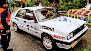 Lancia Delta HF Integrale 16V GrN Engine Sound  Start  Rally Storico Valli Cuneesi 2024 [upl. by Marina10]