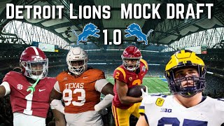 Detroit Lions Mock Draft 10 Every Pick for the Detroit Lions 2024 NFL Draft [upl. by Eikcid]