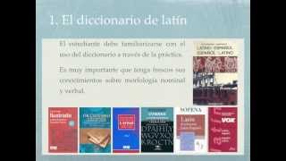 Consejos para el uso del diccionario de latín [upl. by Fanny]