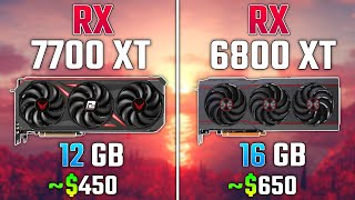 RX 6800 XT vs RX 7800 XT  i5 12400F  Tested in 17 games [upl. by Lindell]