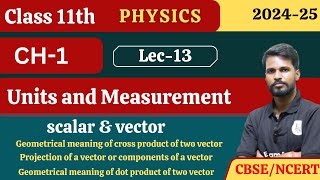 Class11th  Physics  CH1  202425  unit and measurement  Lec 13  By Rajendra sir [upl. by Nachison]