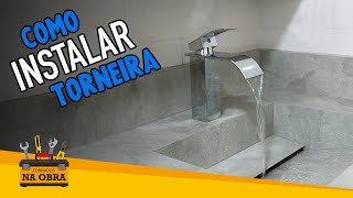 Como Instalar Torneira Monocomando QuenteFrio [upl. by Nadnerb]