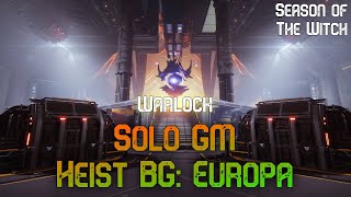 Heist Battlegrounds Europa Solo GM  Destiny 2 Season 22 [upl. by Aihsekal343]