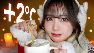 【ASMR】体感温度を２℃上昇させる暖かい音😴🔥ささやき声 [upl. by Aivatnuhs]