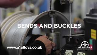 Bent and Buckled wheel Repair Fix in Bromley Kent [upl. by Rhonda]