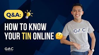 How to Know Your TIN Online 📍 [upl. by Siva]