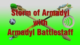 Storm of Armadyl with Armadyl Battlestaff  EoC Analysis [upl. by Cary]