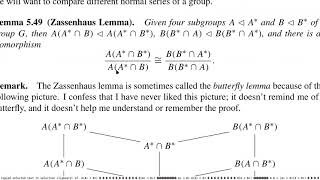 Lecture 13  Butterfly Lemma Schreier Refinement and JordanHolder Theorem [upl. by Ahtiekahs]