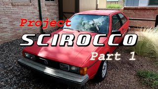 1985 VW Scirocco Mk2  Part 1  My Scirocco [upl. by Kerad852]