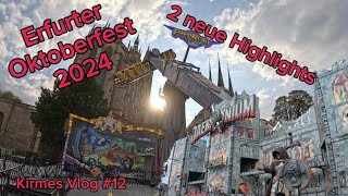 ich bin 2 neue Heilleigts gefahren hat Spaß gemacht auf den Erfurter Oktoberfest Kirmes Vlog 12 [upl. by Nirrac]