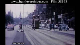 Tollcross Edinburgh 1950s  Film 38168 [upl. by Akeim]