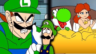 NANI REAL MARIO BROS ANIME ANIMATION MARIO amp LUIGI ANIME BROTHER amp LUIGIS LAMENT REACTION Parody [upl. by Villada648]