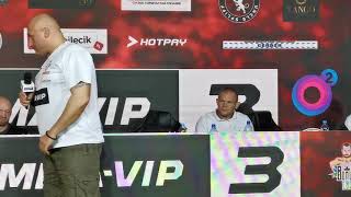 MMAVIP 3 POLSKI KEN VS WIKTORIA DOMŻALSKA FACE TO FACE NA II KONFERENCJI [upl. by Nytsuj]