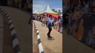 Awaiting the arrival of the King and Queen of Malaysia at Telok Melano Sarawak [upl. by Farwell]