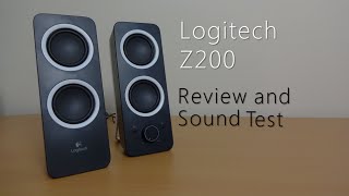 Logitech Z200 review and sound test [upl. by Molly]