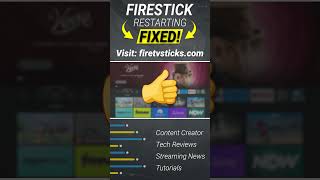 Firestick Keeps Restarting  FIXED ✅ [upl. by Eelatsyrc]