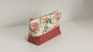 Tuto coudre une petite pochette \ Couture Madalena [upl. by Eneli475]