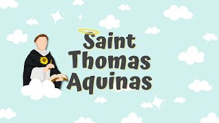 Saint of the Week for Kids  St Thomas Aquinas [upl. by Adhern]